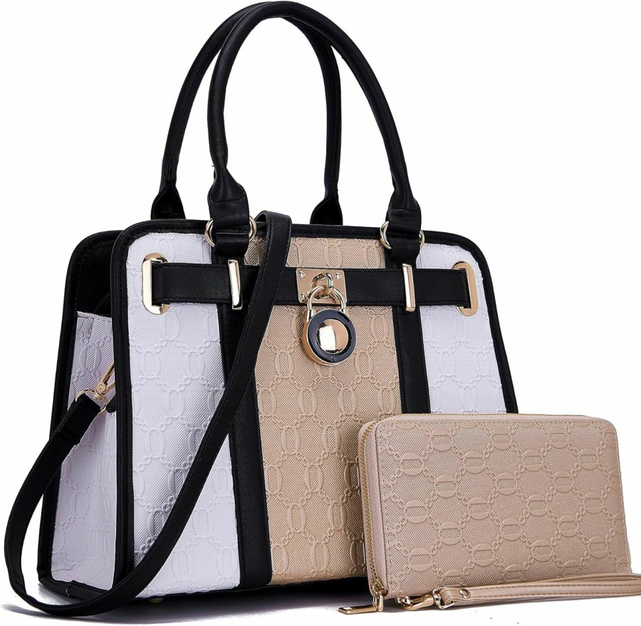 Satchel Handbags | Qiyuer Handbags Sets For Women Shoulder Bags Top Handle Work Satchel Tote Purses Set With Matching Wallet 2Pcs