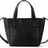 Satchel Handbags | The Sak The Sak Liv Satchel In Leather, Large Purse With Removable, Convertible Straps, Black