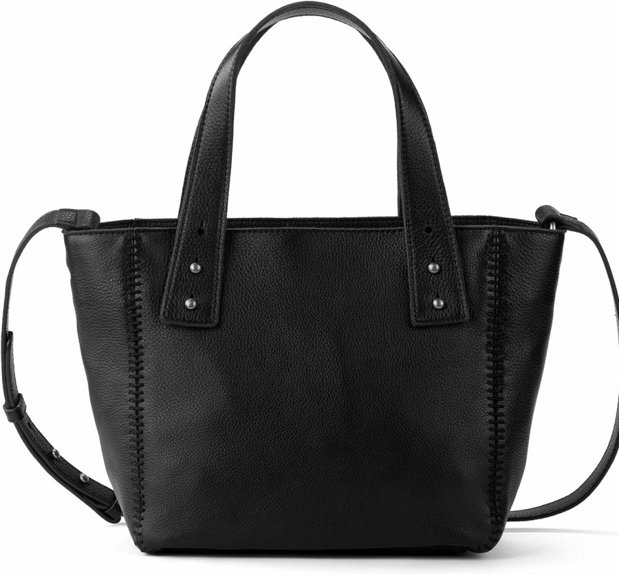 Satchel Handbags | The Sak The Sak Liv Satchel In Leather, Large Purse With Removable, Convertible Straps, Black