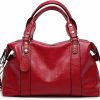 Satchel Handbags | BESYIGA Women Vegan Leather Purses And Handbags Top Handle Shoulder Satchel Fashion Boston Bags