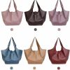 Satchel Handbags | ZOSIVEB Zosiveb Large Tote Handbag, Pu Leather Satchel Tote Shoulder Bags Purse Soft Crossbody Oversized Travel Tote Bag