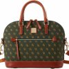 Satchel Handbags | Dooney & Bourke Dooney & Bourke Handbag, Gretta Domed Zip Satchel - Ivy