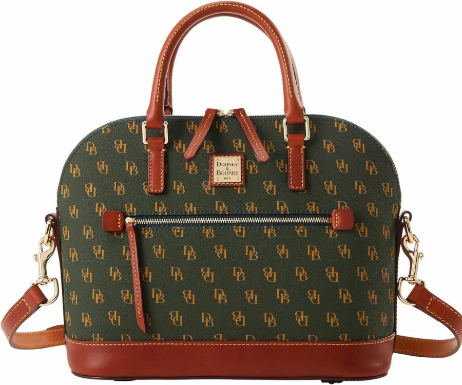 Satchel Handbags | Dooney & Bourke Dooney & Bourke Handbag, Gretta Domed Zip Satchel - Ivy