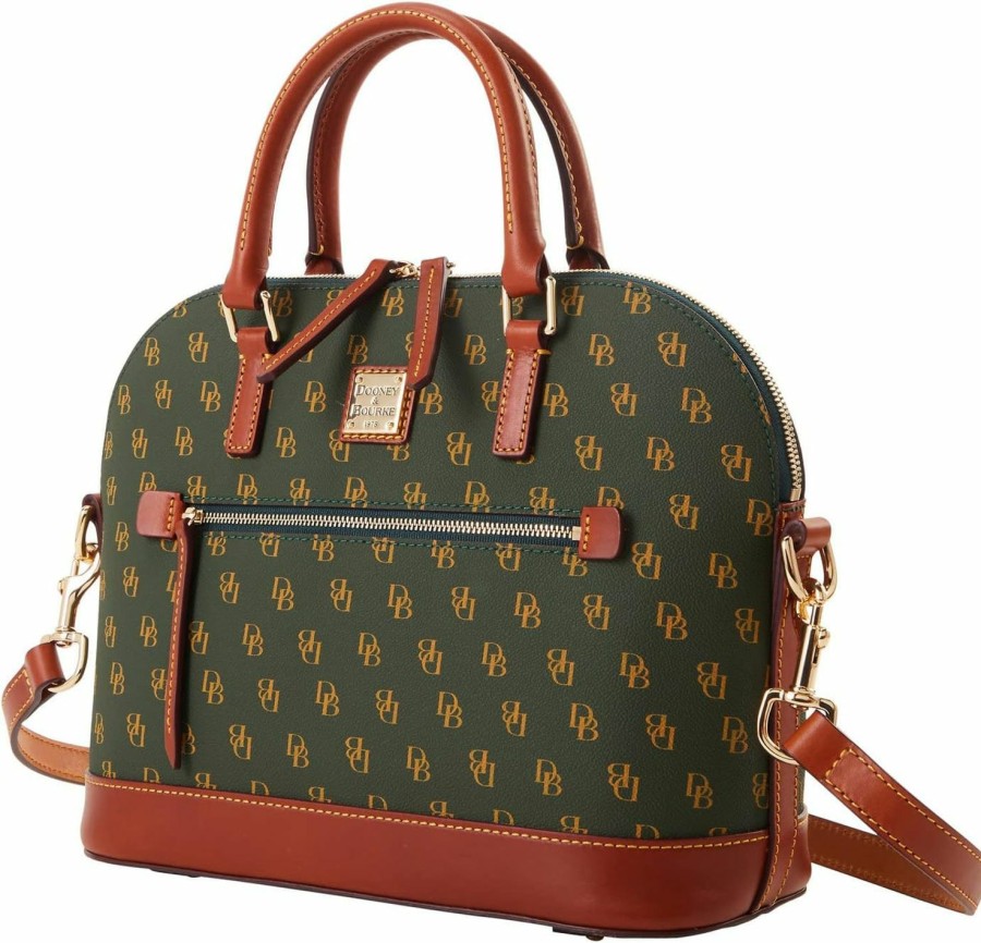 Satchel Handbags | Dooney & Bourke Dooney & Bourke Handbag, Gretta Domed Zip Satchel - Ivy