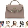 Satchel Handbags | mothgel Women'S Top Handle Handbags 9 * 2.5 * 5.5In Crossbody Satchel Bags Trendy Shoulder Bag Mini Crocodile Purses Clutch