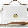 Satchel Handbags | HOXIS Clear Bag With Turn Lock Closure Women'S Cross Body Handbags Stadium Approved