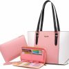 Satchel Handbags | Qiyuer Women Purses Handbags Wallet Sets Shoulder Bags Top Handle Satchel Tote Purse Work Bag Set With Matching Wallet 3Pcs