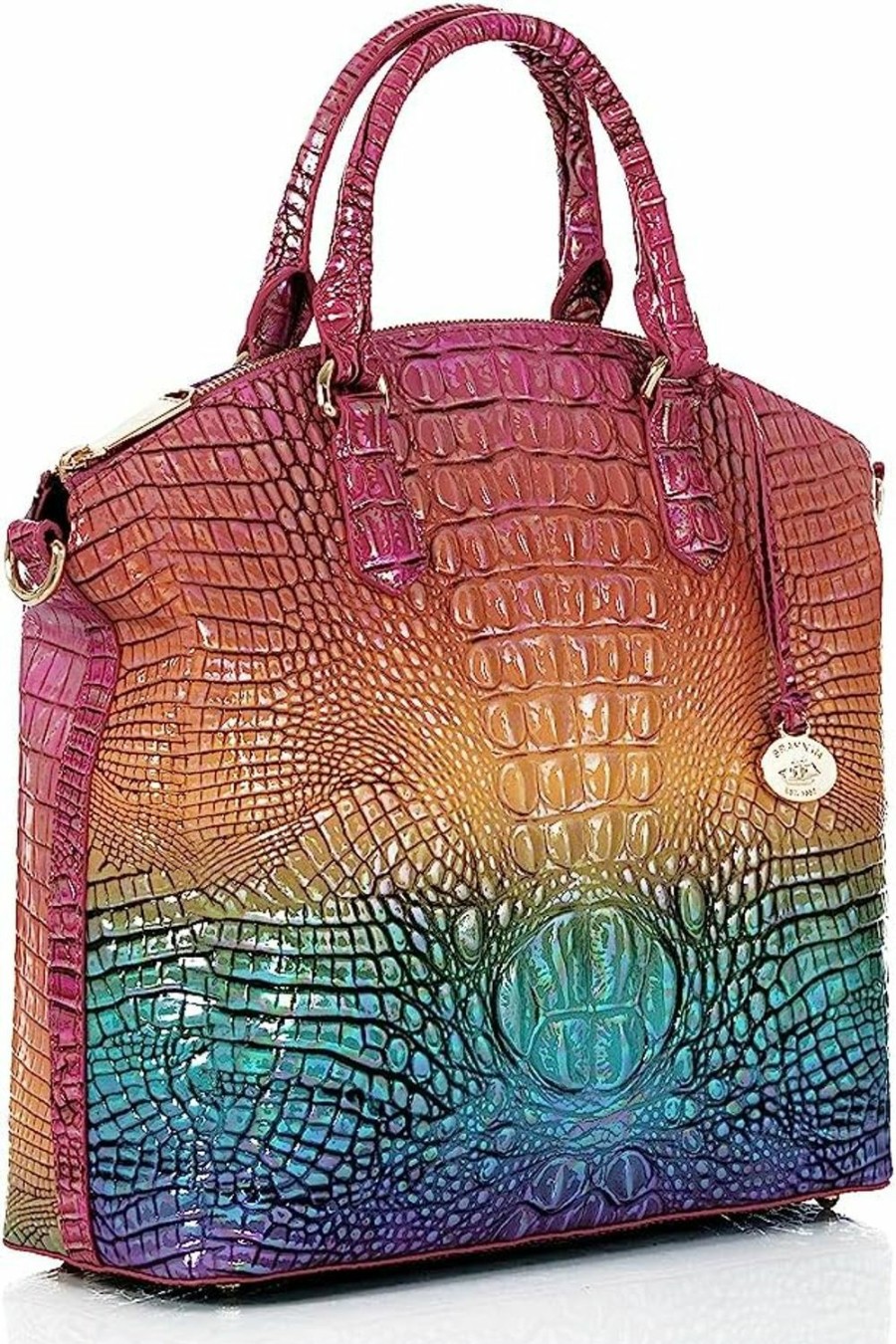 Satchel Handbags | BRAHMIN Brahmin Horizon Ombre Melbourne Large Duxbury Satchel