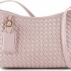 Satchel Handbags | ZEDIUH Zediuh Woven Crossbody Bag With Small Purse, Vegan Leather Shoulder Handbag For Women, Trendy Underarm Satchel Bags