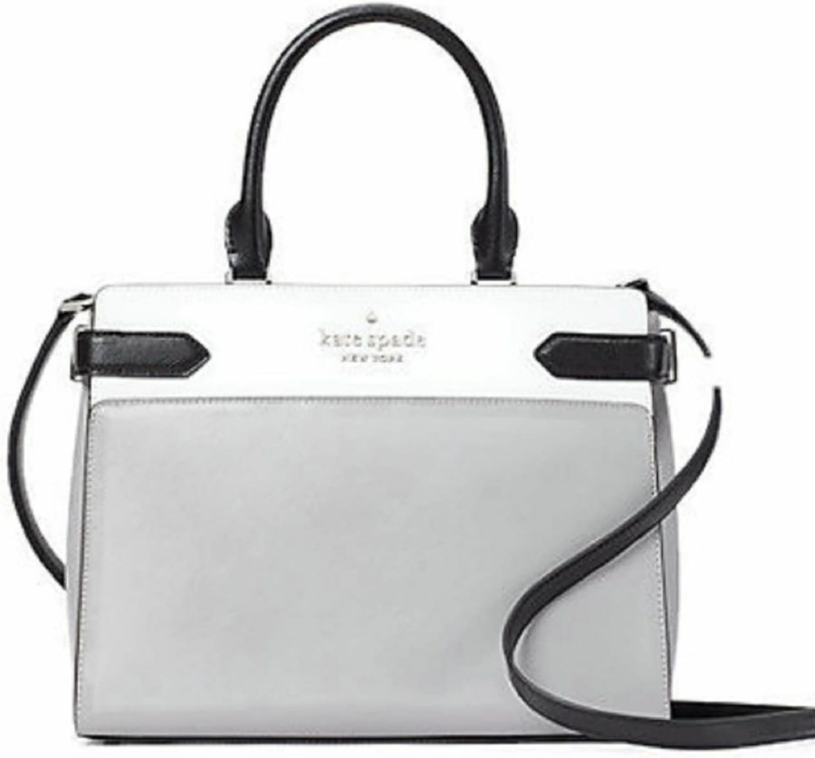 Satchel Handbags | Kate Spade New York Kate Spade New York Staci Colorblock Medium Satchel Nimbus Grey Multi