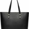 Satchel Handbags | leznazik Leznazik Large Capacity Women Tote Bags Top Handle Satchel Handbags Pu Leather Shoulder Purse…