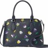 Satchel Handbags | Kate Spade New York Kate Spade New York Darcy Small Satchel With Crossbody Strap (Pansy Blue Multi)