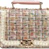 Satchel Handbags | KOHOJO Kohojo Women'S Purse And Handbag Fashion Top Handle Tweed Bead Pearl Satchel Shoulder Bag Chain Crossbody Clutch Evening Bag