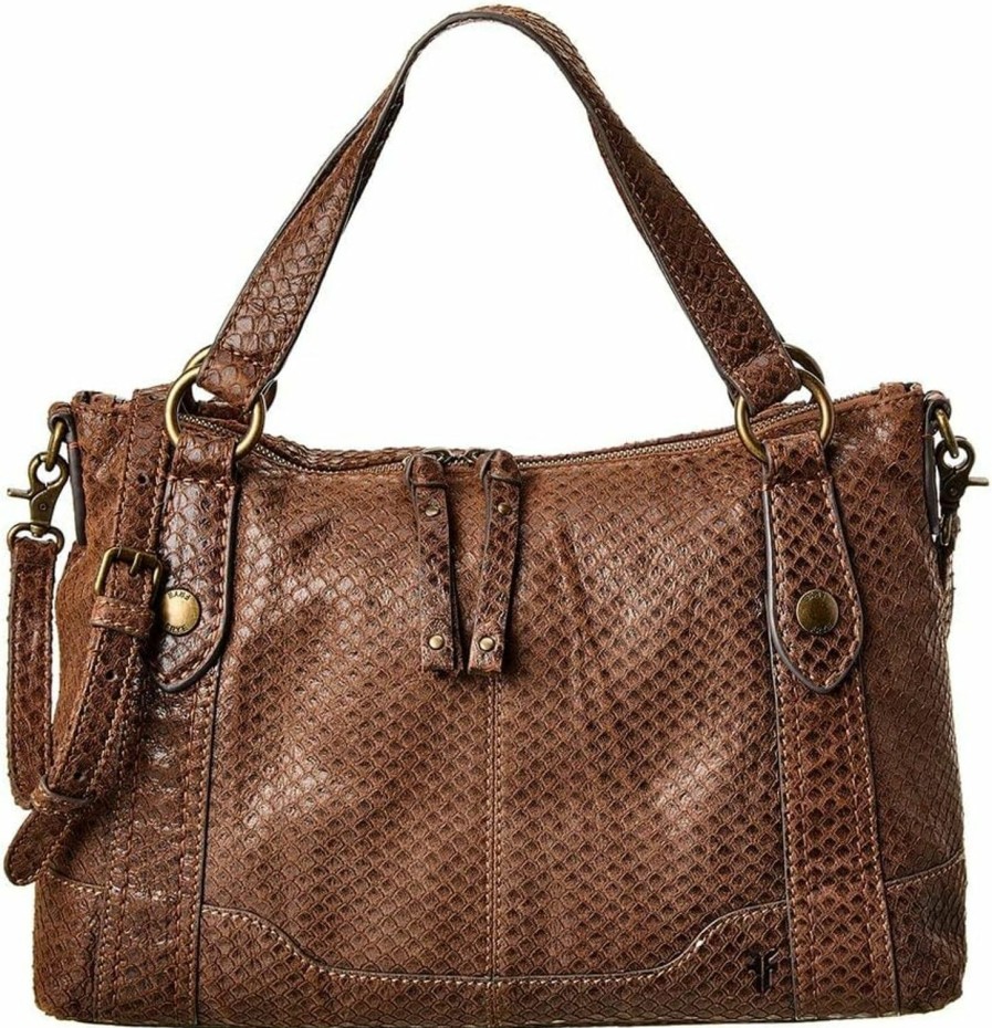 Satchel Handbags | Frye Frye Melissa Snake Medium Satchel