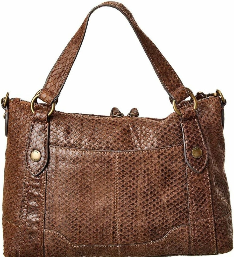 Satchel Handbags | Frye Frye Melissa Snake Medium Satchel