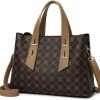 Satchel Handbags | Generic Handbags For Women Crossbody Pu Leather Tote Top Handle Satchel Shoulder Ladys Bags Brown