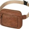 Satchel Handbags | Leathario Leathario Leather Sling Crossbody Bag For Women Small Packs Chest Belt Bum Bag Purse For Women For Work Travel Camping