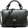 Satchel Handbags | DKNY Dkny Elissa Small Top Handle Satchel, Black/Black