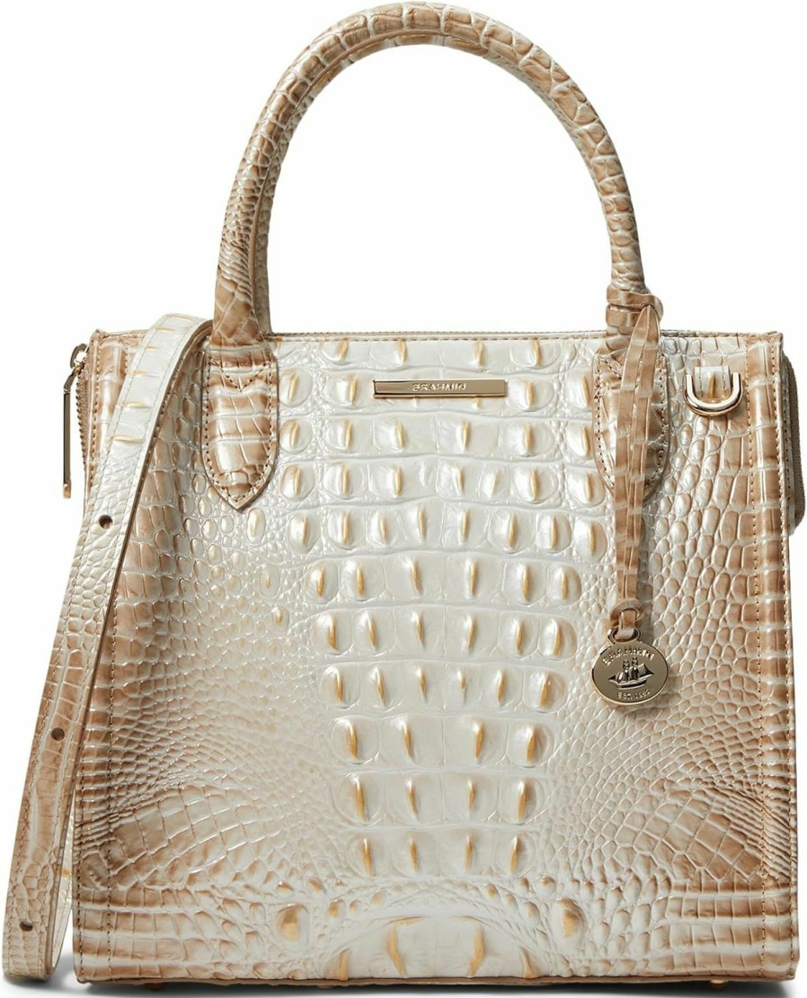 Satchel Handbags | BRAHMIN Brahmin Small Caroline Satchel, Contour