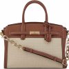 Satchel Handbags | Nine West Nine West Dax Jetset Satchel, Natural Saddle Tan