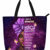 Satchel Handbags | Foinior Foinior African American Women Tote Bag Black Shoulder Handbag For Women Fit Work Beach Labtops With Zip