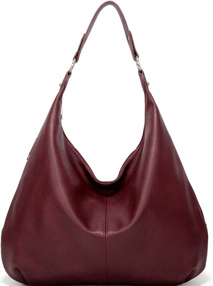 Satchel Handbags | Ashioup Ashioup Hobo Bags For Women Soft Pu Leather Slouchy Bag Shoulder Purse With Zipper