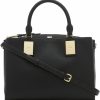 Satchel Handbags | DKNY Dkny Chris Medium Satchel, Black/Gold