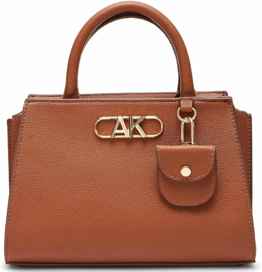 Satchel Handbags | Anne Klein Anne Klein Convertible Mini Satchel With Bevel Logo