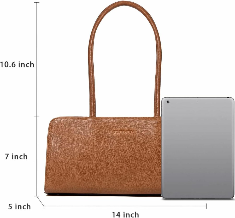 Satchel Handbags | BOSTANTEN Bostanten Women Designer Handbags Genuine Soft Leather Top Handle Purses And Handbags Satchel Shoulder Bag