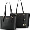 Satchel Handbags | Montana West Tote Handbag Purse Set For Women Large And Medium 2Pcs Satchel Shoulder Bag With Holster