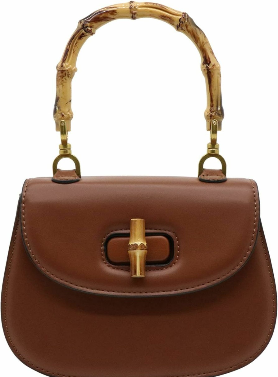 Satchel Handbags | generic Womens Bamboo Shaped Top Handle Satchel Crossbody