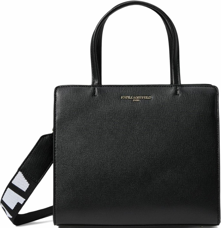 Satchel Handbags | Karl Lagerfeld Paris Karl Lagerfeld Paris Maybelle Satchel, Blk/Gold