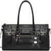 Satchel Handbags | FiveloveTwo Fivelovetwo Women Retro Handbags And Purses Pu Top-Handle Shoulder Bag Totes Satchels