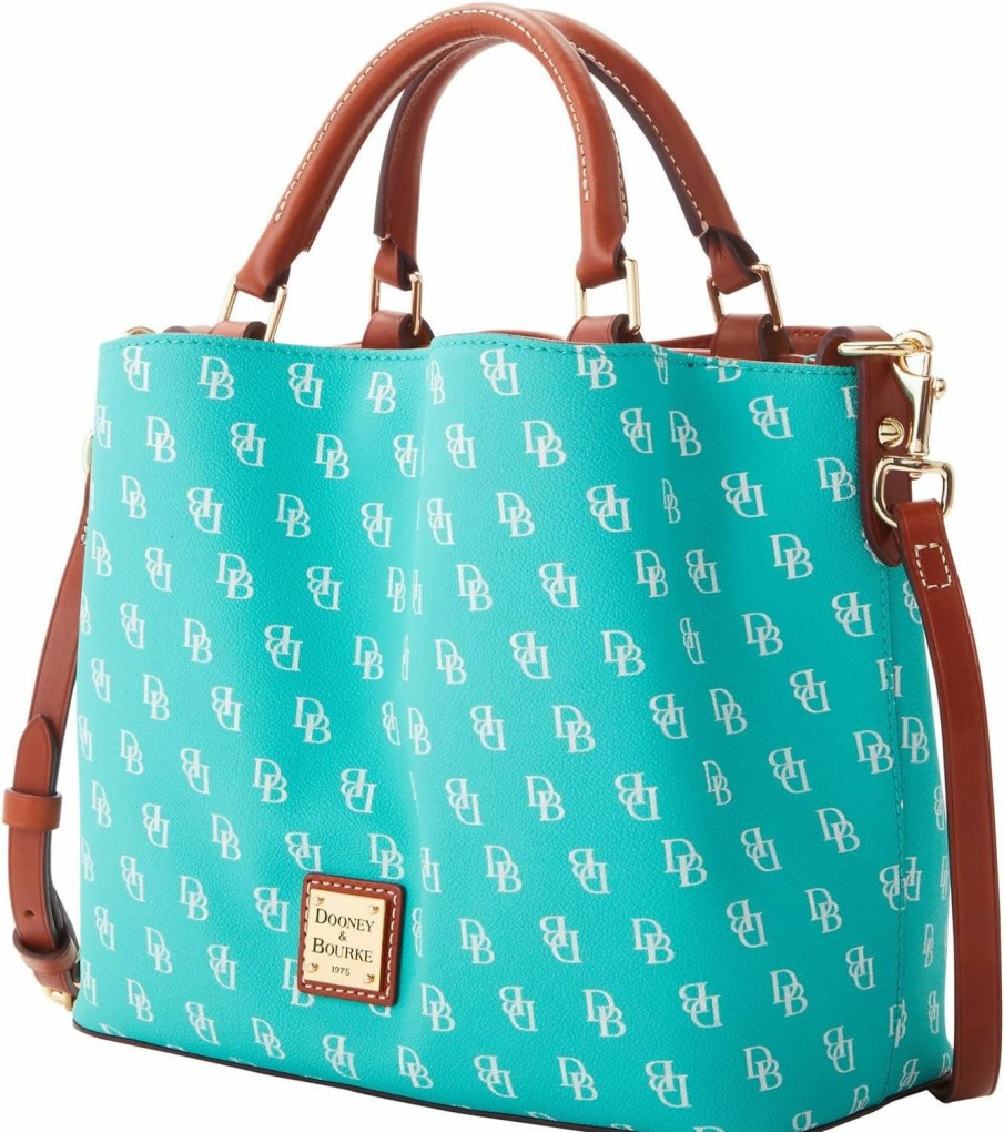 Satchel Handbags | Dooney & Bourke Dooney & Bourke Handbag, Gretta Small Brenna Satchel - Sea Foam