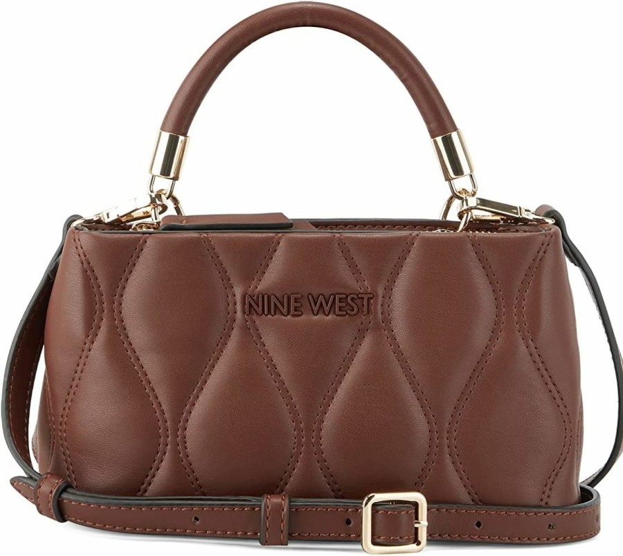 Satchel Handbags | Nine West Nine West Aurelie Mini Satchel, Mahogany