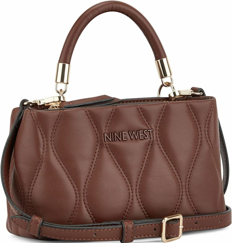 Satchel Handbags | Nine West Nine West Aurelie Mini Satchel, Mahogany