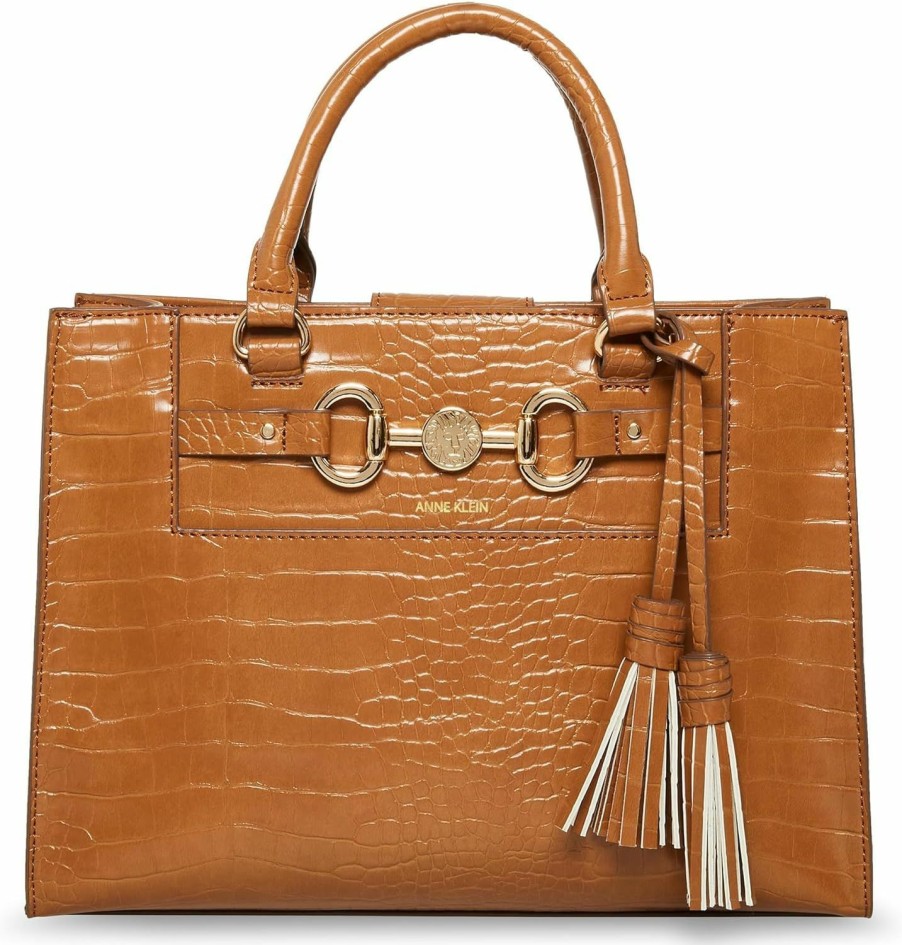 Satchel Handbags | Anne Klein Anne Klein East/West Horsebit Satchel