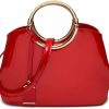 Satchel Handbags | ZiMing Ziming Patent Leather Handbag For Women Top Handle Tote Bag Satchel Evening Bags Shoulder Bag Ladies Gorgeous Purse