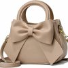 Satchel Handbags | YOUNXSL Younxsl Shoulder Bag For Women Pu Leather Purse Girls Bowknot Handbag Fashion Top-Handle Satchel Ladies Crossbody