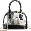 Satchel Handbags | DEAYOU Deayou Clear Stadium Bag, Clear Purse Satchel Crossbody Bag For Women, Stadium Approved Pvc Shoulder Handbag, See Through Jelly Shell Bag With Chain, Cute Transparent Bag Clutch With Vegan Leather