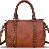 Satchel Handbags | LRTO Genuine Leather Handbags For Women Purse Satchel Vintage Handmade Handbag Crossbody Shoulder Bags