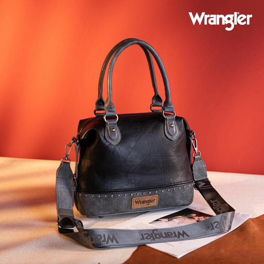 Satchel Handbags | Wrangler Wrangler Doctor Bag For Women Satchel Handbags With Wide Strap