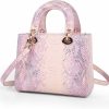 Satchel Handbags | TRBSXRT Crocodile Crossbody Bag And Satchel Purse - Fashion Snake Print Bag Top Handle Leather Handbag Shoulder Bag For Party