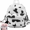 Satchel Handbags | JASASCCEL Jasasccel Mini Crossbody Bag Cow Print Purse Canvas Casual Daypack For Women Travel Satchel Cute Shoulder Bag With Pendant