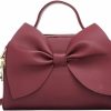 Satchel Handbags | YOUNXSL Younxsl Shoulder Bag For Women Pu Leather Purse Bowknot Handbag Fashion Top-Handle Satchel Ladies Crossbody