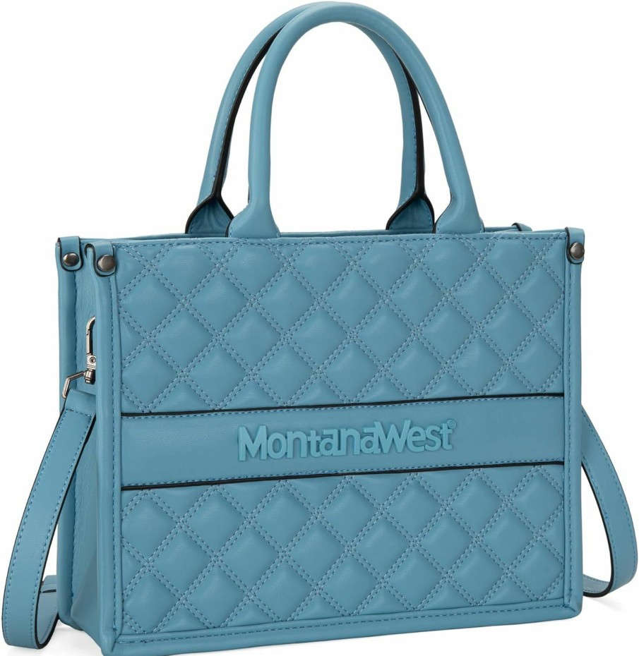 Satchel Handbags | Montana West Crossbody Purses Shoulder Tote Bags And Quilted Small Trendy Top-Handle Handbags For Women Mwc-337