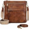 Satchel Handbags | RAVUO Ravuo Crossbody Bags For Women, Designer Soft Faux Leather Shoulder Purse Multi-Pocket Messenger Bag With 2 Adjustable Straps