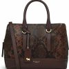 Satchel Handbags | RADLEY Radley London Paddington Place Faux Python Small Satchel Bag For Women - Leather Crossbody Bag, Ideal Small Purse