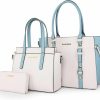 Satchel Handbags | Montana West Montana West 3Pcs Purses For Women Tote Purse And Wallet Set Shoulder Satchel Bags