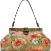 Satchel Handbags | Patricia Nash Patricia Nash Frame Satchel, Apricot Blossoms